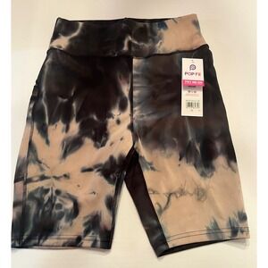 Pop Fit Stretch Shorts Tie Dye Athletic Shorts with Compression Fit Size Medium